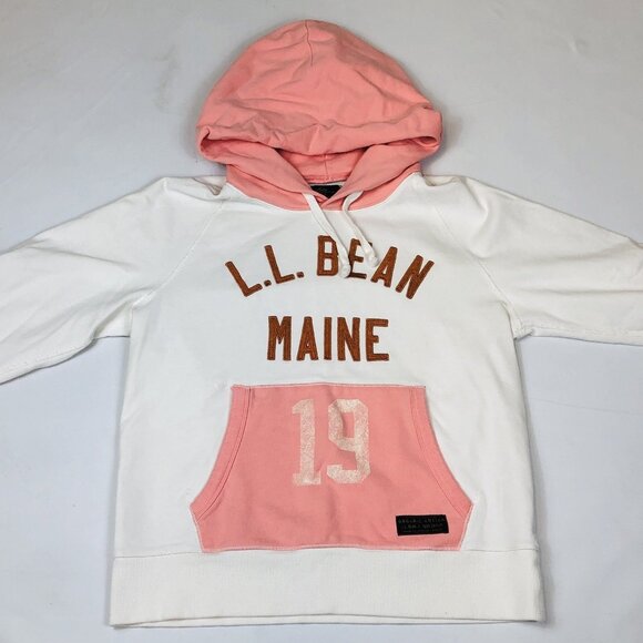 LL Bean x Todd Snyder Raglan Organic French Terry Hoodie Maine Size Medium - Picture 2 of 9